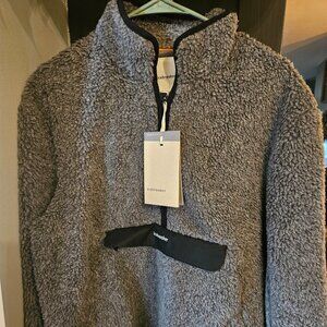 Icebreaker Gray Fleece Pullover wool